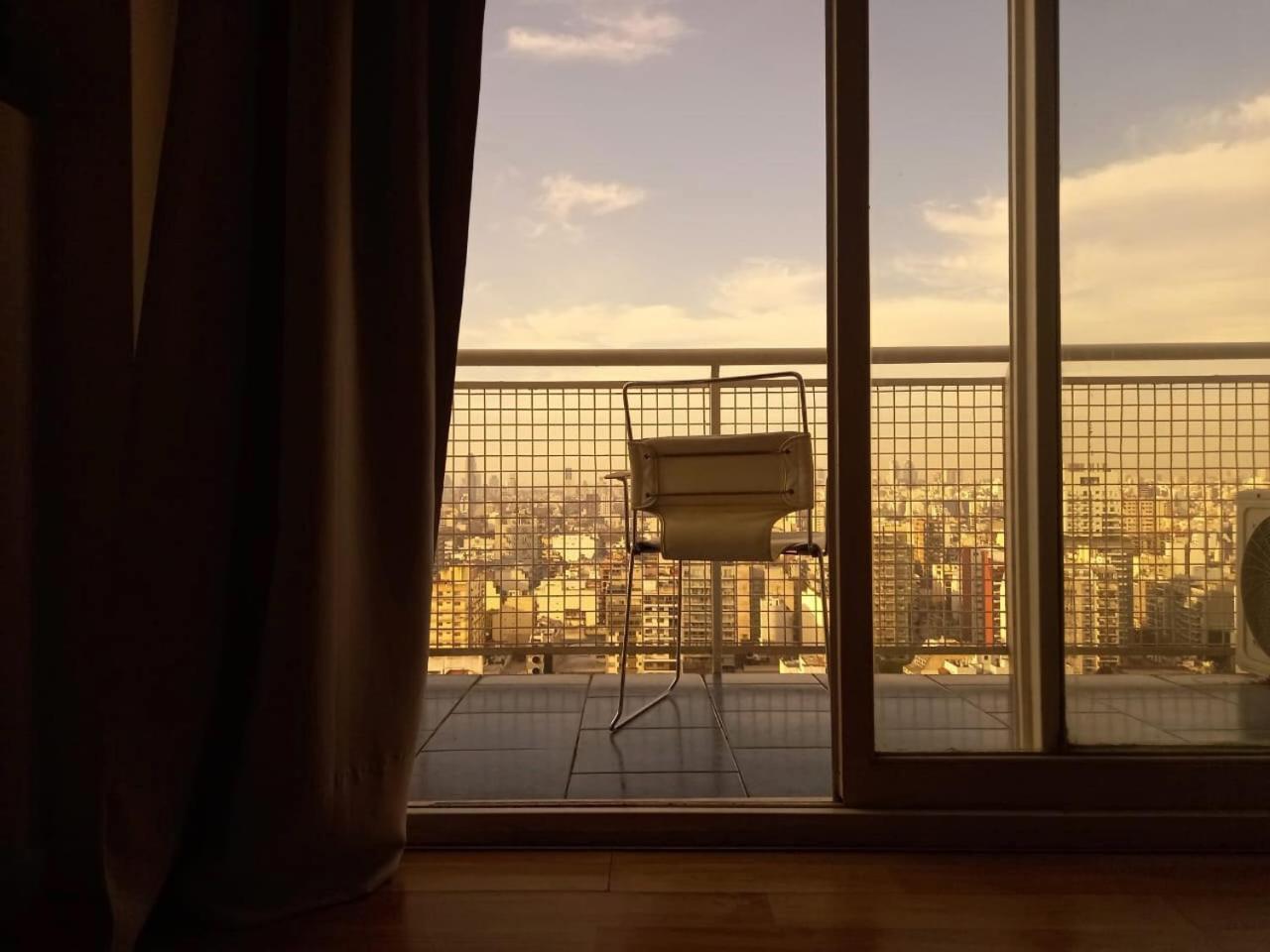 Piso 25 increíble vista de Buenos Aires y el Río de la Plata Exterior foto